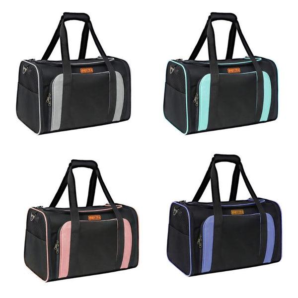 Cat Soft Sided Carriers with 2 Expandable Mesh Windows