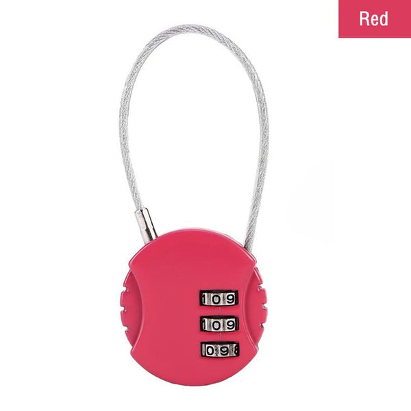 Travelsky Brand Travel Luggage Suitcase Lock Resettable 3 Digit Combination